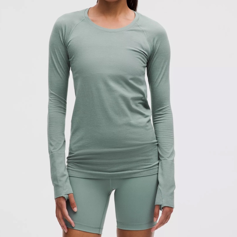 Lululemon Swiftly Tech Long Sleeve – Blue/Green
